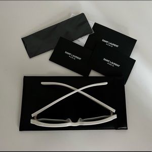 Saint Laurent SL 292 003 White Unisex Sunglasses SL 292